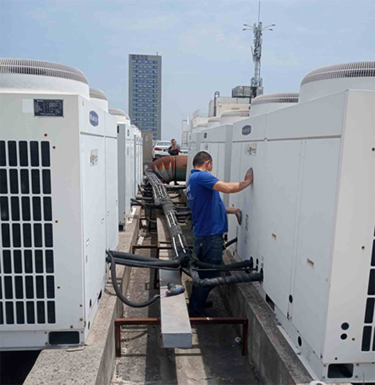 观山湖中央空调制热和不制冷系统维修方法